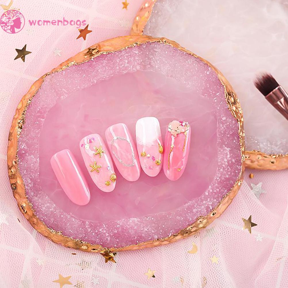 Khay đựng màu sơn móng tay bằng nhựa resin nhiều màu sắc<br>