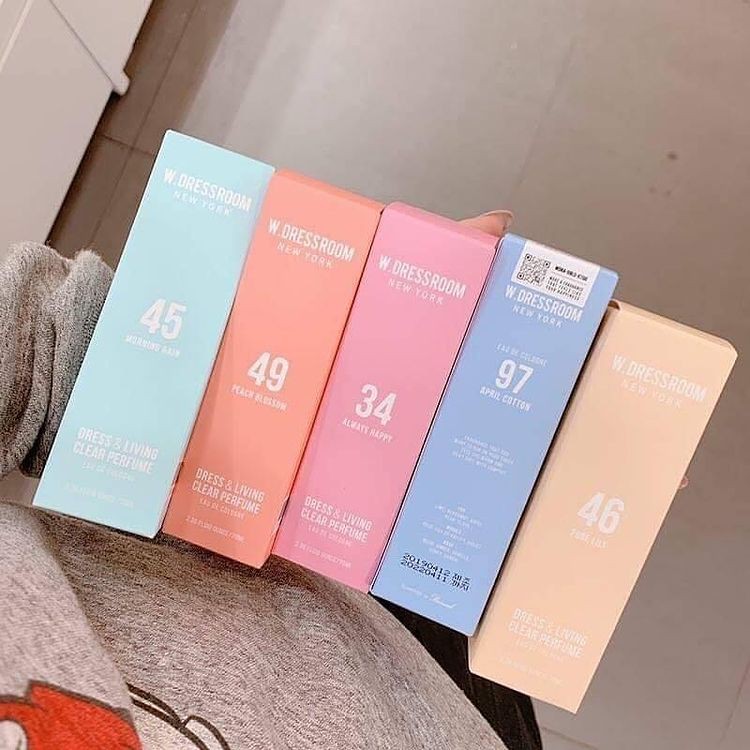[New]🍁Nước hoa xịt thơm W.Dressroom 49,97,45...xịt thơm quần áo, không gian phòng chính hãng 100% có bill