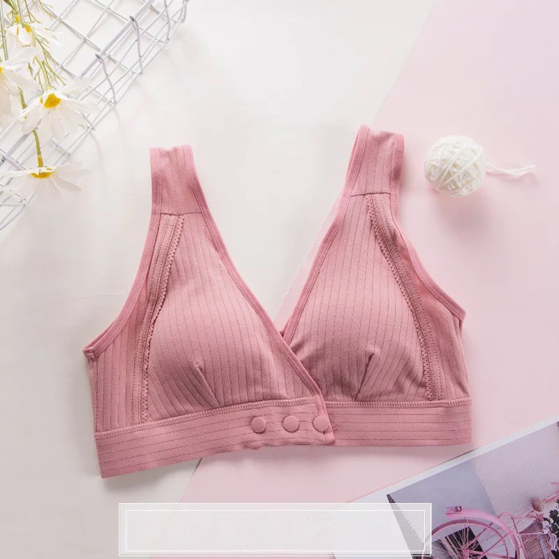 Áo Ngực Chống Tuột Có Nút Gài  cúc Trước Tiện Lợi Cho Mẹ Chăm Sóc Bé (AB10)