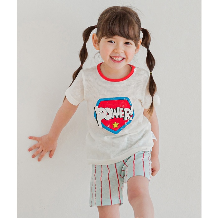 Bộ cộc tay cotton lổ Cordi-i Hàn Quốc