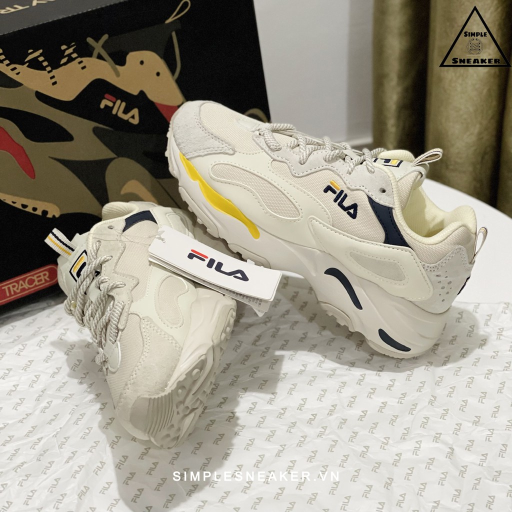 Giày Sneaker Thể Thao Fila Ray Tracer  - Hàng Chính Hãng- Giày Fila Hàn Quốc Tôn Dáng Tăng 4cm Chiều Cao