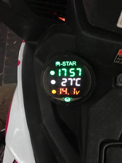 Đồng hồ master báo giờ nhiệt độ báo nguồn