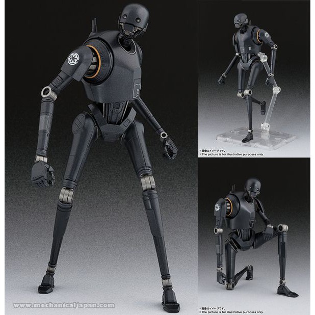 Mô Hình Lắp Ráp Star wars K-2SO Tỉ Lệ 1/12 Đồ chơi mô hình Nhân Vật Anime Model Kit