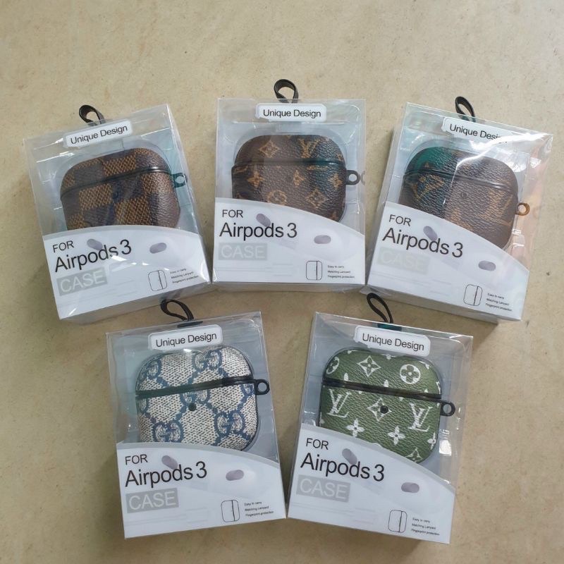 Bao da họa tiết cho Airpods 3 cao Cấp sang trọng