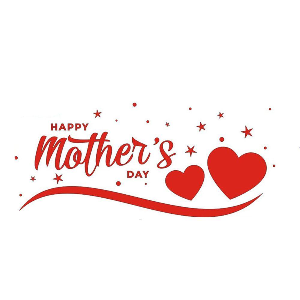 Sticker Dán Tường Tự Dính Bằng PVC In Chữ Happy Mother 'S Day Dùng Để Trang Trí Phòng Khách