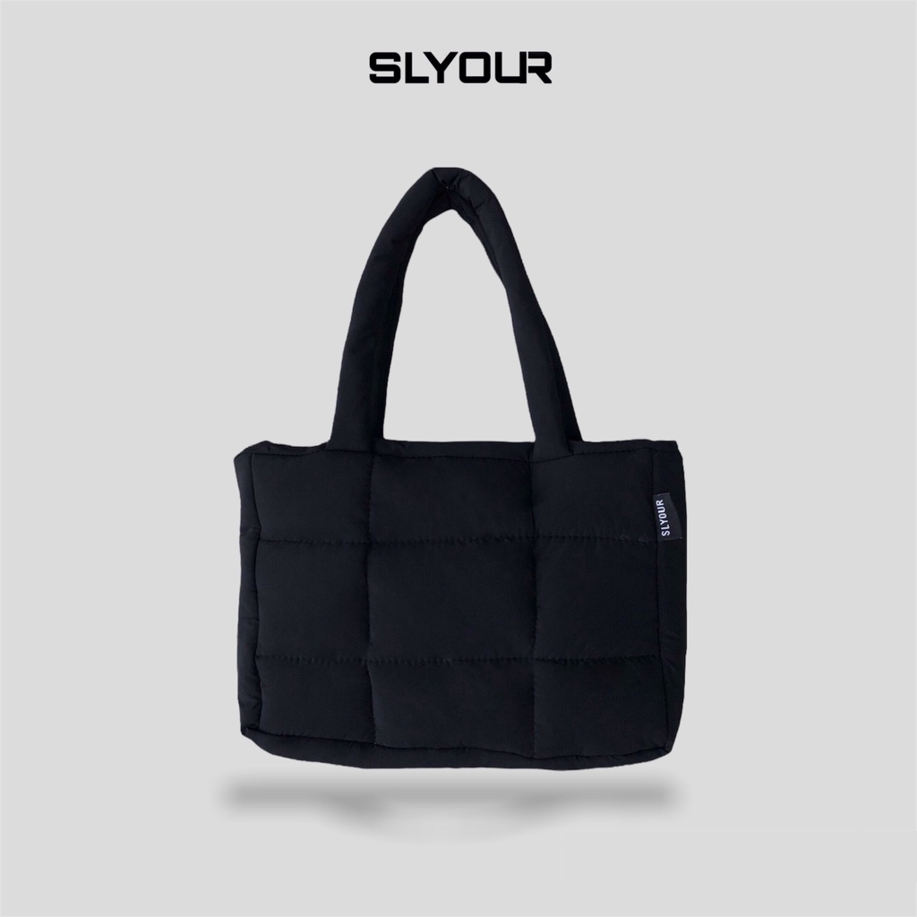 Túi TOTE trần bông kẻ caro bản nhỏ - túi đeo chéo unisex SLYOUR
