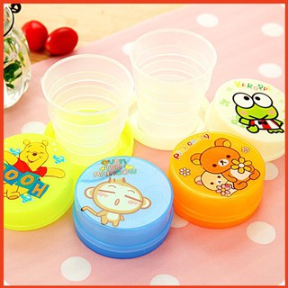 Cốc nhựa gấp gọn du lịch hoạt hình