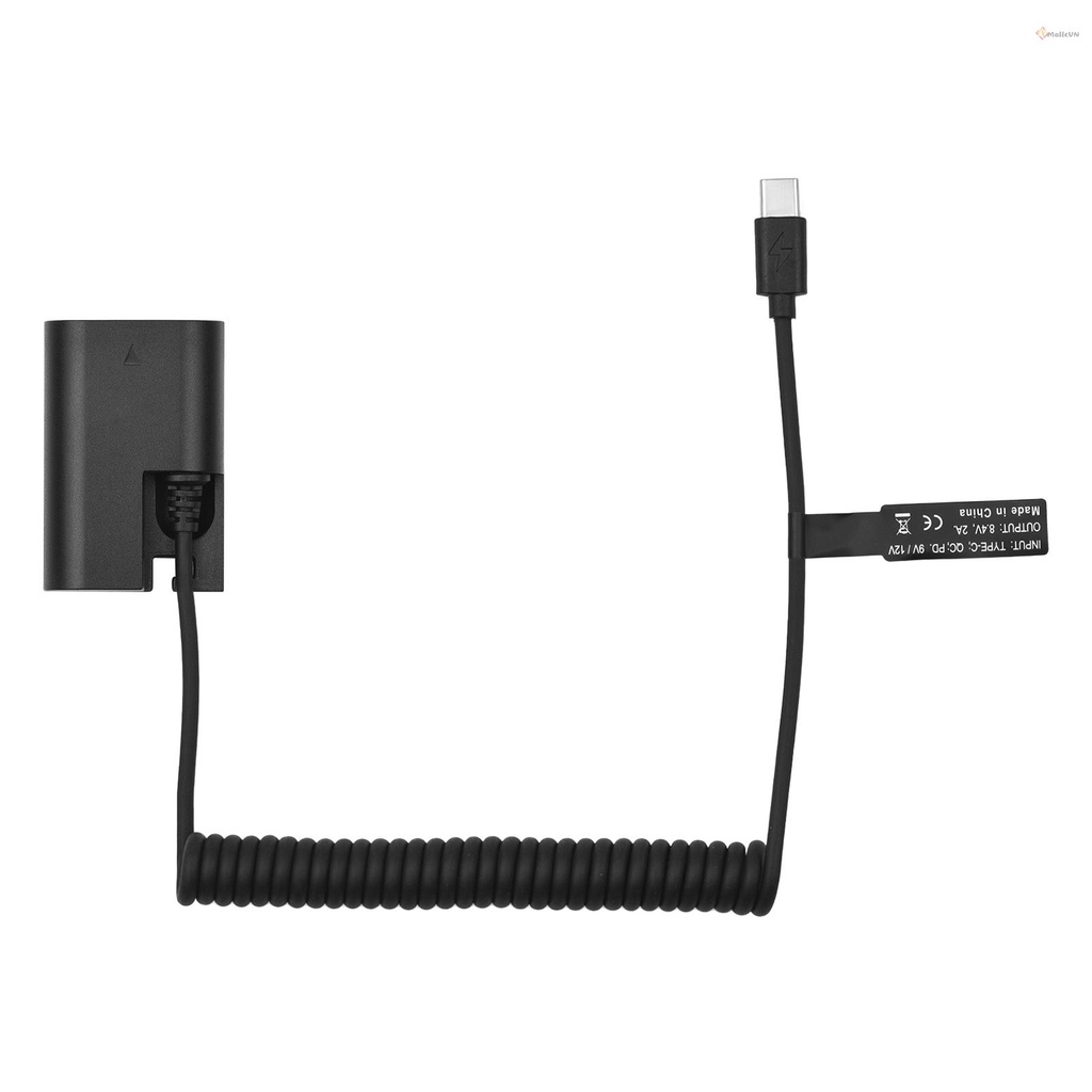 Bộ cấp nguồn Andoer LP-E6 cho pin DR- E6 cắm cổng Type-c cho máy ảnh EOS R R5 R6 90D 80D 70D 60D 60Da 5D Mark II III IV