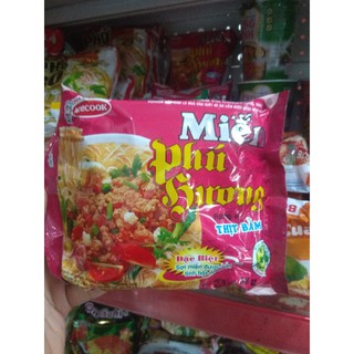 Combo 5 gói miến Phú Hương ăn liền hương vị Thịt bằm gói 58g