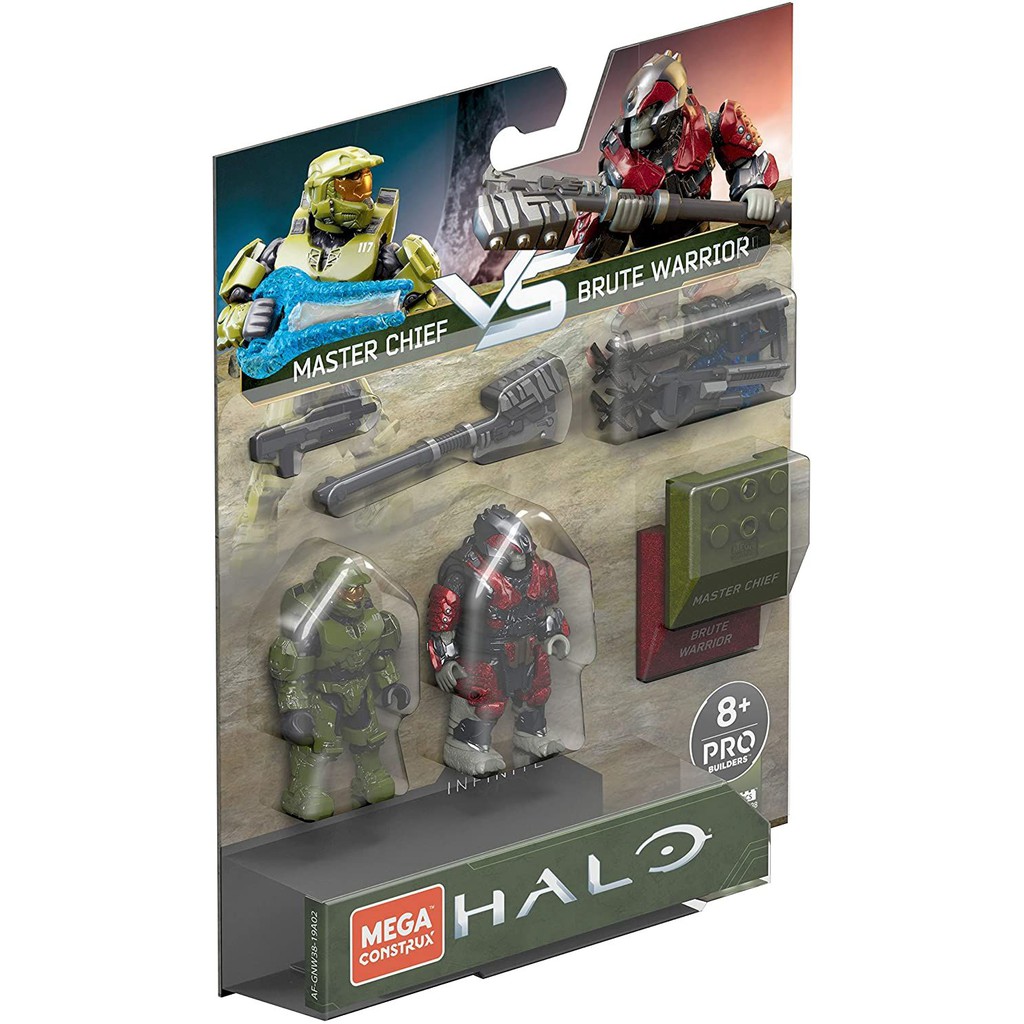 Mega Construx Halo Infinite Conflict Pack - Bộ xếp hình Mega Construx Master Chief vs Brute Warrior