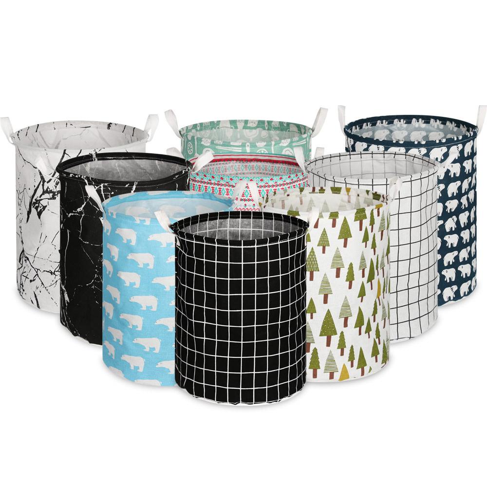 Giỏ Đựng Quần Áo Bẩn Cỡ Lớn Có Thể Gấp Gọn Thiết Kế Hiện Đại