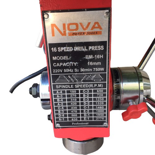 MÁY KHOAN BÀN 750W NOVA CHÍNH HÃNG - BẢO HÀNH 12 THÁNG - HÀNG CÔNG TY 100% LÕI ĐỒNG