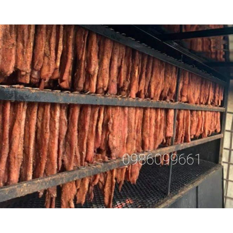 Thịt lợn gác bếp Tây Bắc siêu thơm ngon kèm chẳm chéo gói ăn thử 100gr