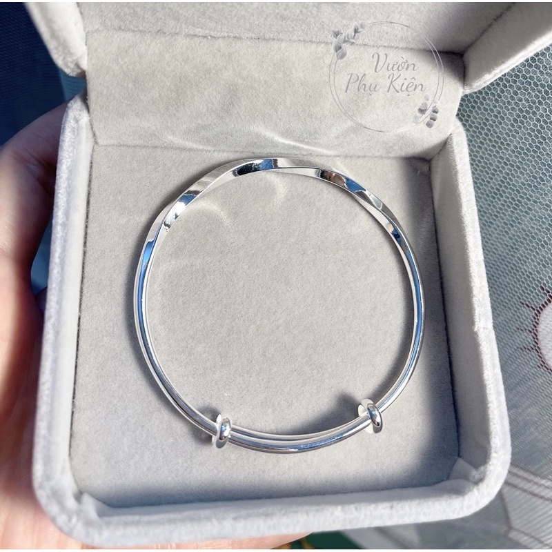 Lắc tay bạc S925 - Vòng tay bạc Ý S925 cho nam nữ có thể đeo đôi , đeo nhóm VPK001 | BigBuy360 - bigbuy360.vn