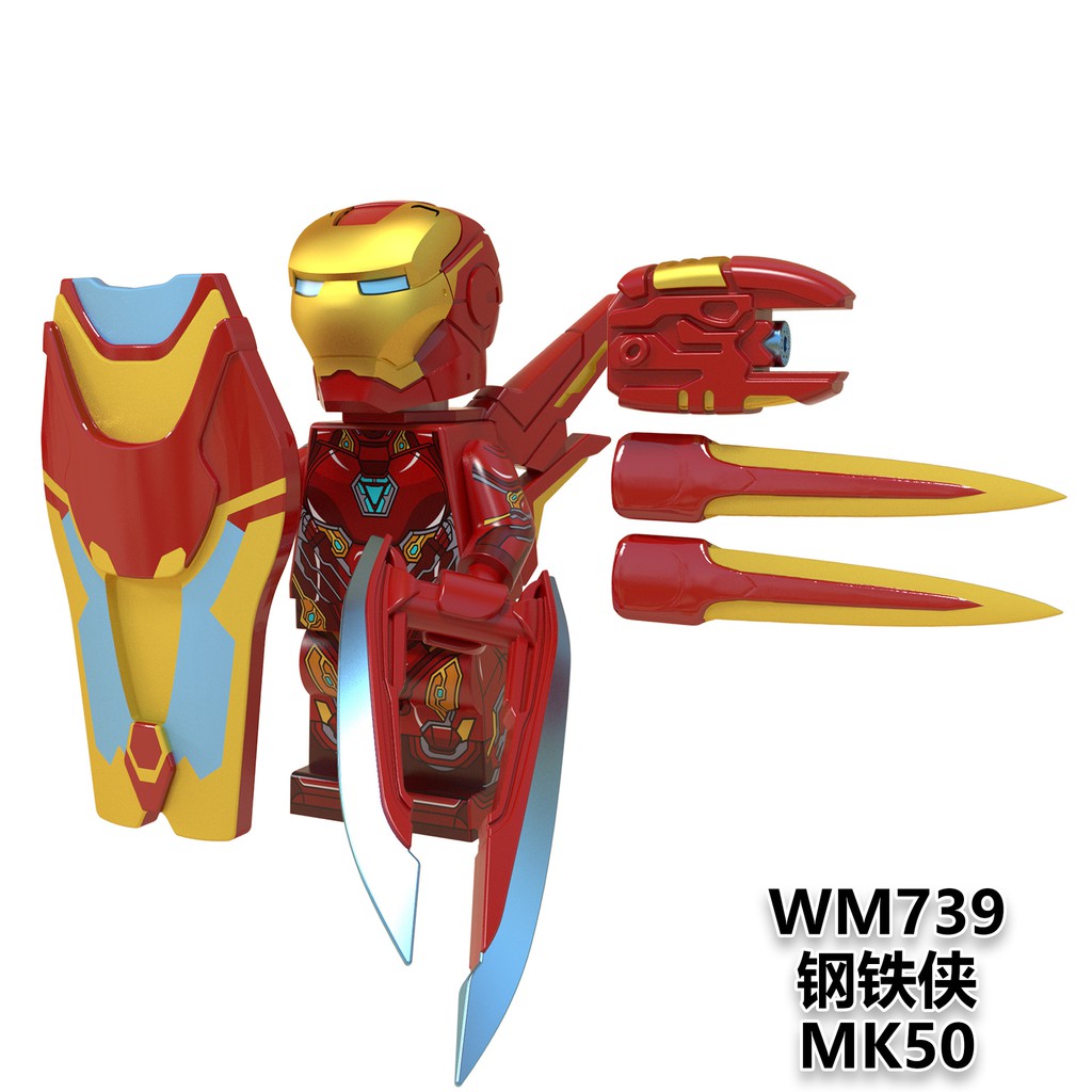 Minifigures Các Mẫu Nhân Vật Ironman Người Sắt Với Nhiều Phiên Bản Khác Nhau WM6065