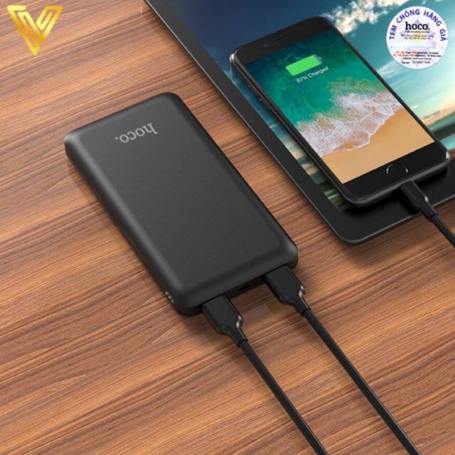Pin sạc dự phòng HoCo chính hãng- 10.000mAh mỏng dẹp