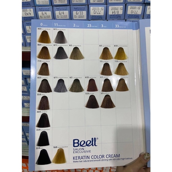 Màu nhuộm keratin BEELL