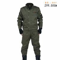 Bộ quần áo nam kaki phong cách lính mỹ (xanh) mã sp s67