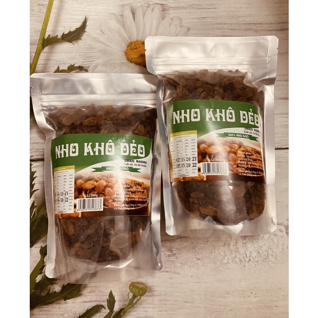 Nho khô nâu Ấn Độ 500g