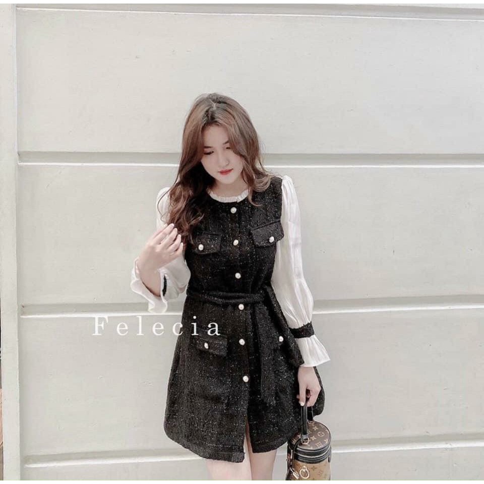 🌺VÁY DẠ PHỐI CÚC BỌC BABY🌸