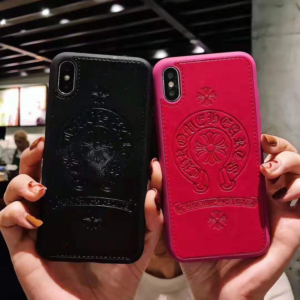 Ốp lưng mềm họa tiết Chrome Hearts cho iPhone12promax 11 Pro Max XsMax XR Xs i6/7/8 Plus