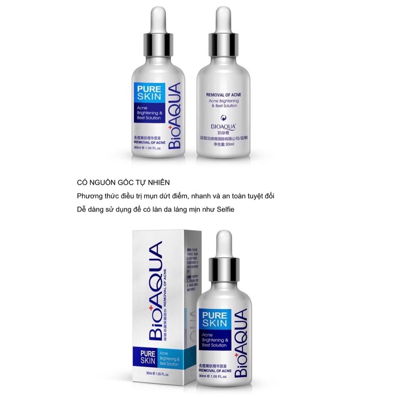 [Sỉ-Rẻ] Serum Bioaqua mụn làm trắng đều màu da 30ml – PN [Lẻ-Sỉ]