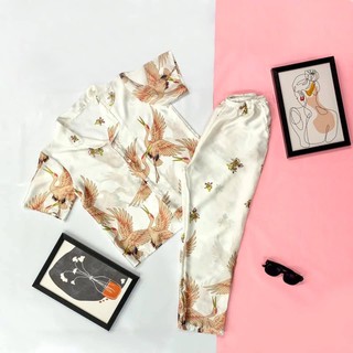 [PIJAMA] Bộ ngủ lụa cao cấp