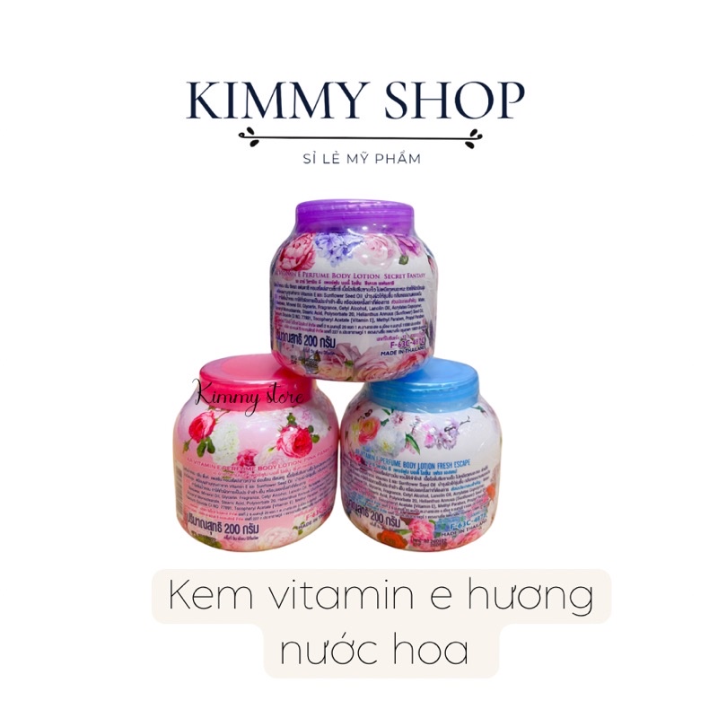 Kem dưỡng ẩm vitamin e Aron Thái Lan hương nước hoa 200ml