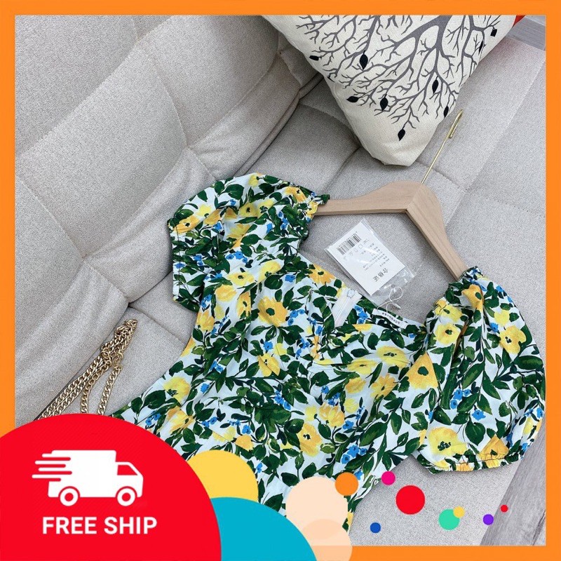 [ 𝐅𝐑𝐄𝐄 𝐒𝐇𝐈𝐏 ] VÁY HOA NHÍ ,E  Về Hàng ạ , ChuẩnL1 Nha Các Nàng  Chất Liệu thô đũi mềm , mặc mát   Lên fom siêu đẹp