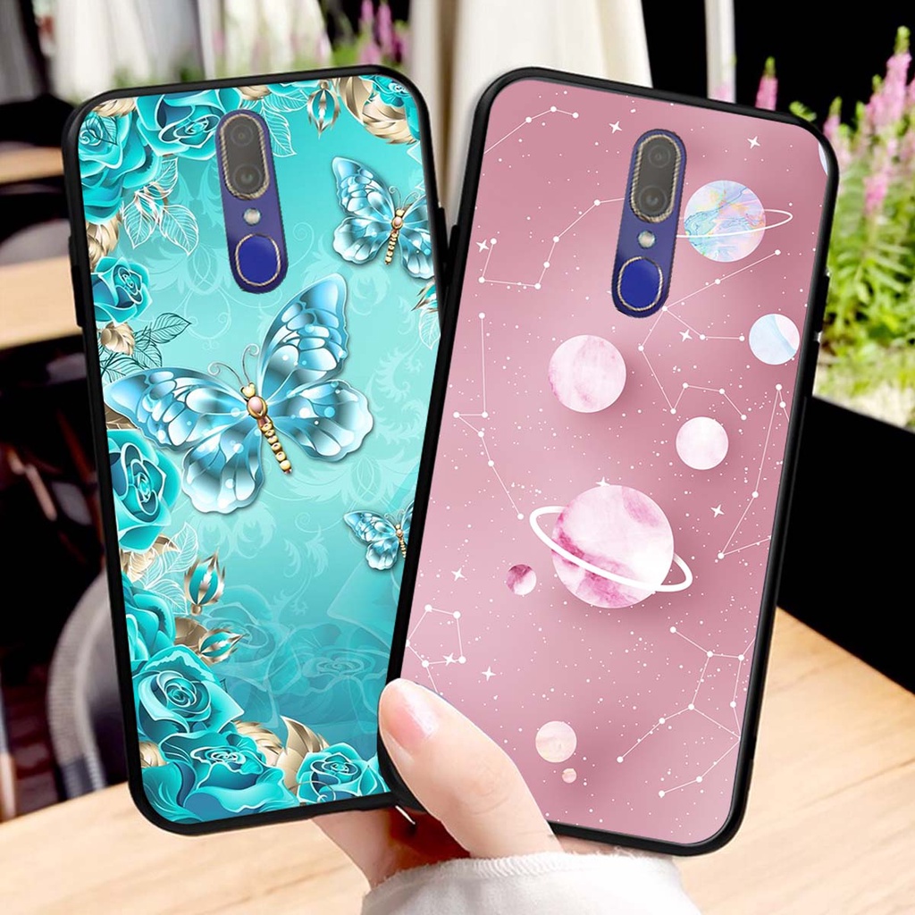 Ốp lưng Oppo F11 in hình hoa xinh xắn, hiện đại , thời trang ,phong cách