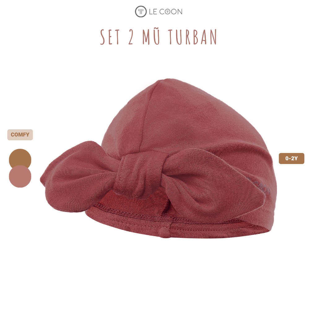 LE COON | Set 2 Mũ Turban | COMFY