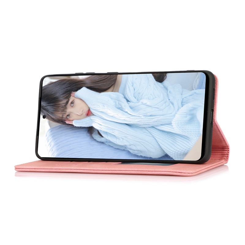 Bao da điện thoại dạng ví có ngăn đựng thẻ bảo vệ toàn diện cho Samsung Galaxy Note 20 Ultra Note 10 S10 Plus