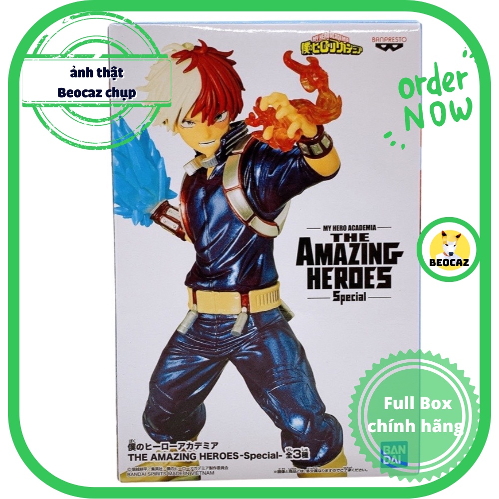 Mô hình My Hero Academia Học viện siêu anh hùng The Amazing Heroes Chính Hãng Banpresto Đồ Chơi Beocaz Dòng Special