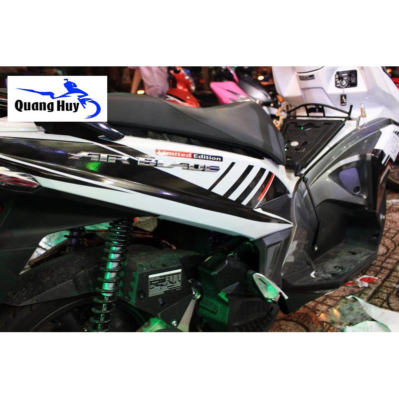 Tem trùm air blade trắng đen đời 2016-2019, độ team trùm ab dán phủ dàn áo xe trắng đen rẻ đẹp