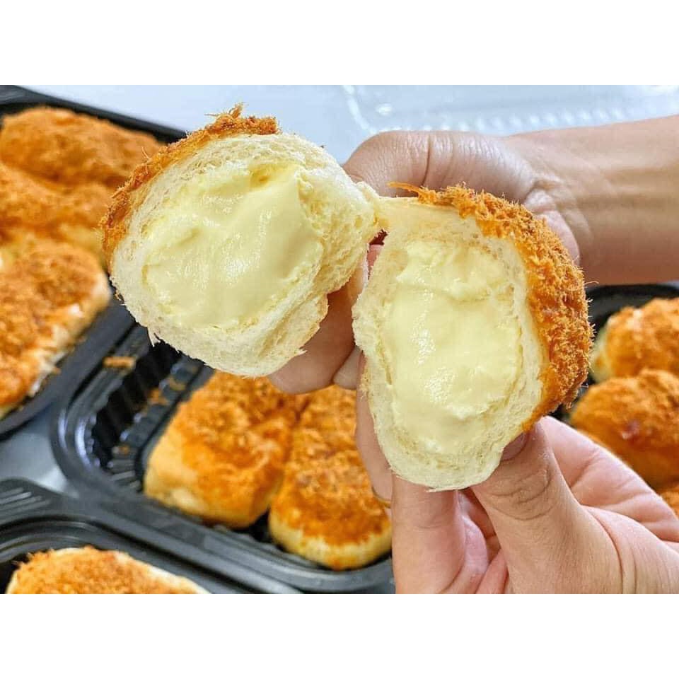 Bánh sâu phomai ruốc gà cay size mini