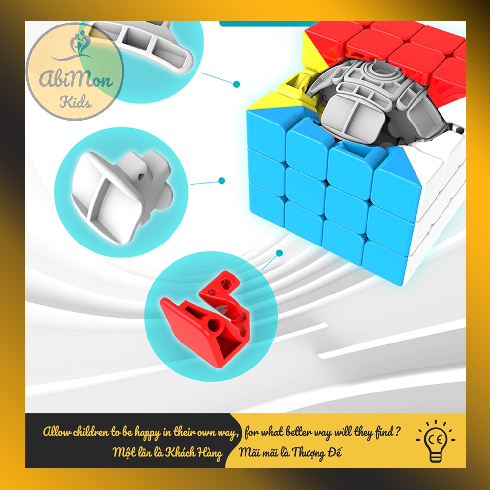 Bộ Rubik 4x4 Lập Phương (QY SpeedCube) ☘️ Montessori cao cấp ✨ (Đồ chơi Gỗ - Đồ chơi Giáo Dục - An toàn - Thông minh)