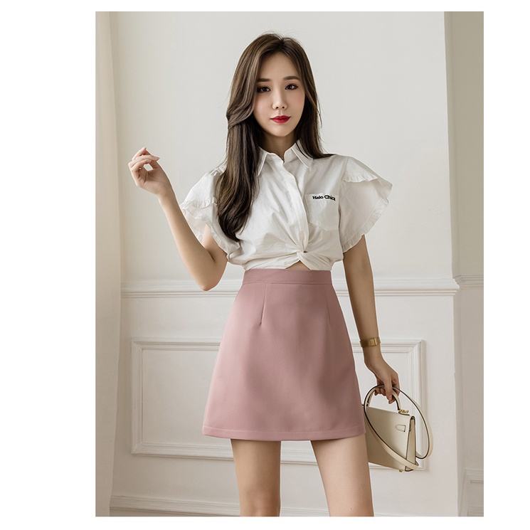 Chân Váy Chữ A Dáng Ngắn Chống Chói Thời Trang Mùa Hè Cho Nữ