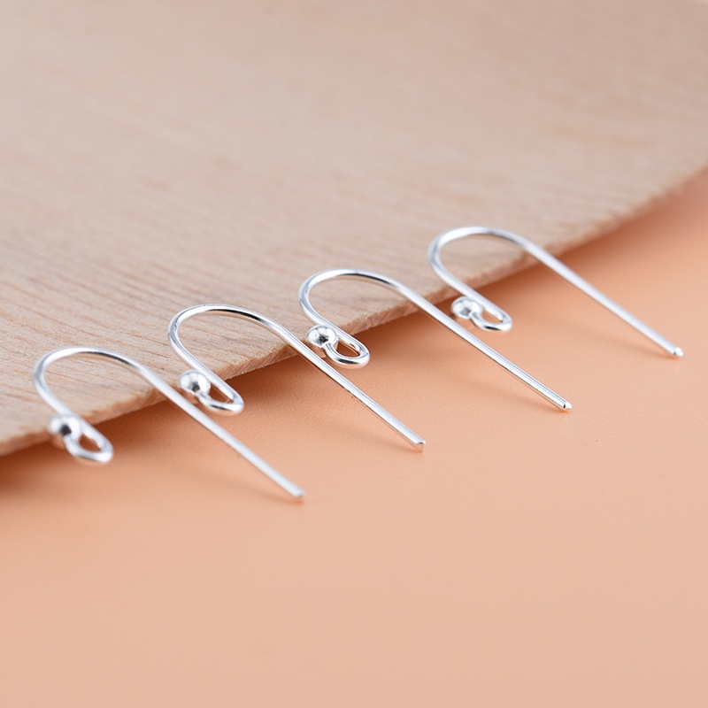 █diy゜ S925 Bạc●Móc Khuyên Tai Dạng Móc Bằng Bạc Sterling S925 Làm Trang Sức Thủ Công diy