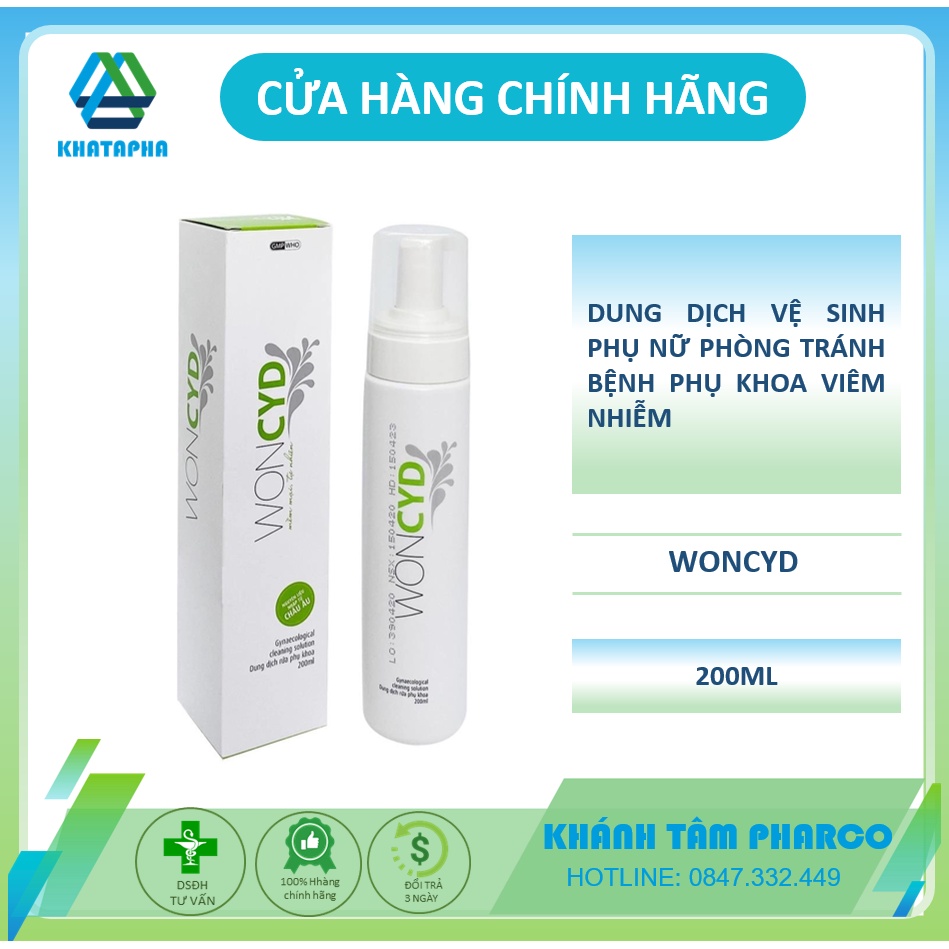 Dung dịch vệ sinh WONCYD 200ml
