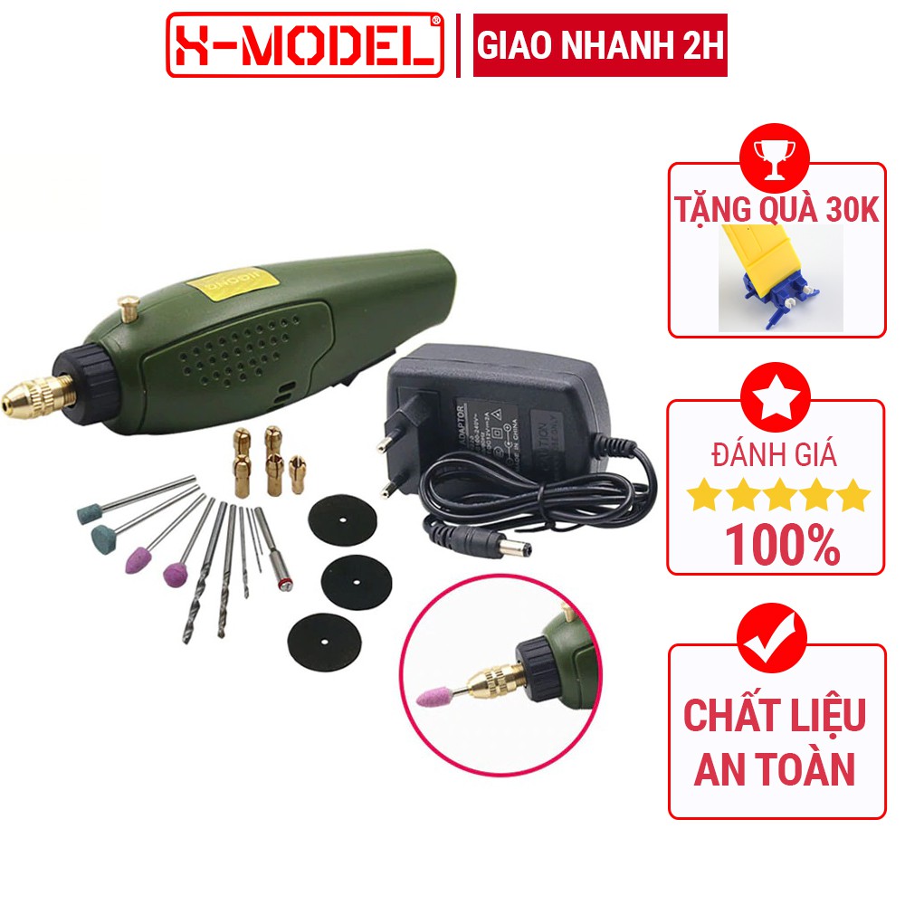 Bộ máy khoan mài chà nhám mini đã năng dụng cụ làm mô hình gundam XM13 X- MODEL thích hợp gia công đồ mô hình Anime Nhật