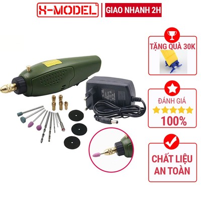 Bộ máy khoan mài chà nhám đa năng XM13 X- MODEL thích hợp gia công đồ mô hình Anime Nhật