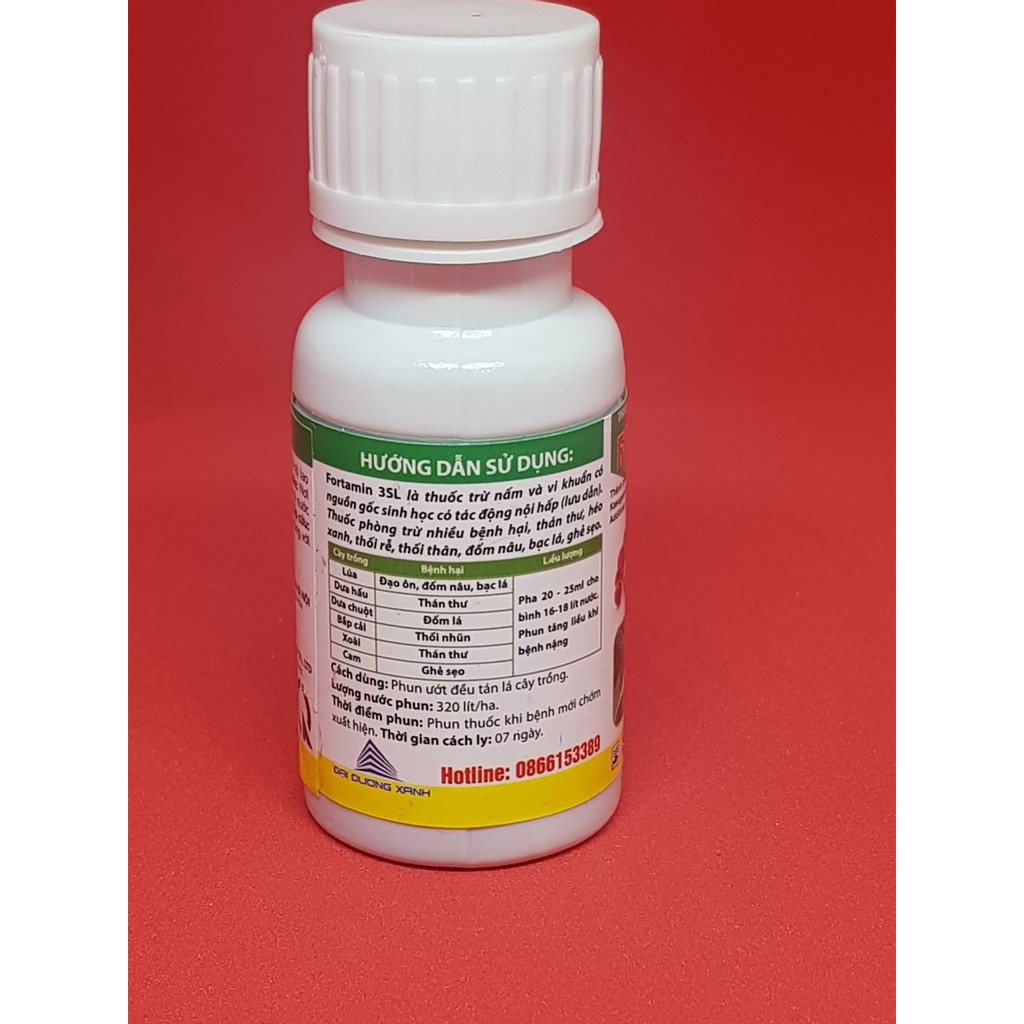FOTAMIN: Chống Thối thân, thối búp, thối rễ hoa lan và các loại cây trồng khác.