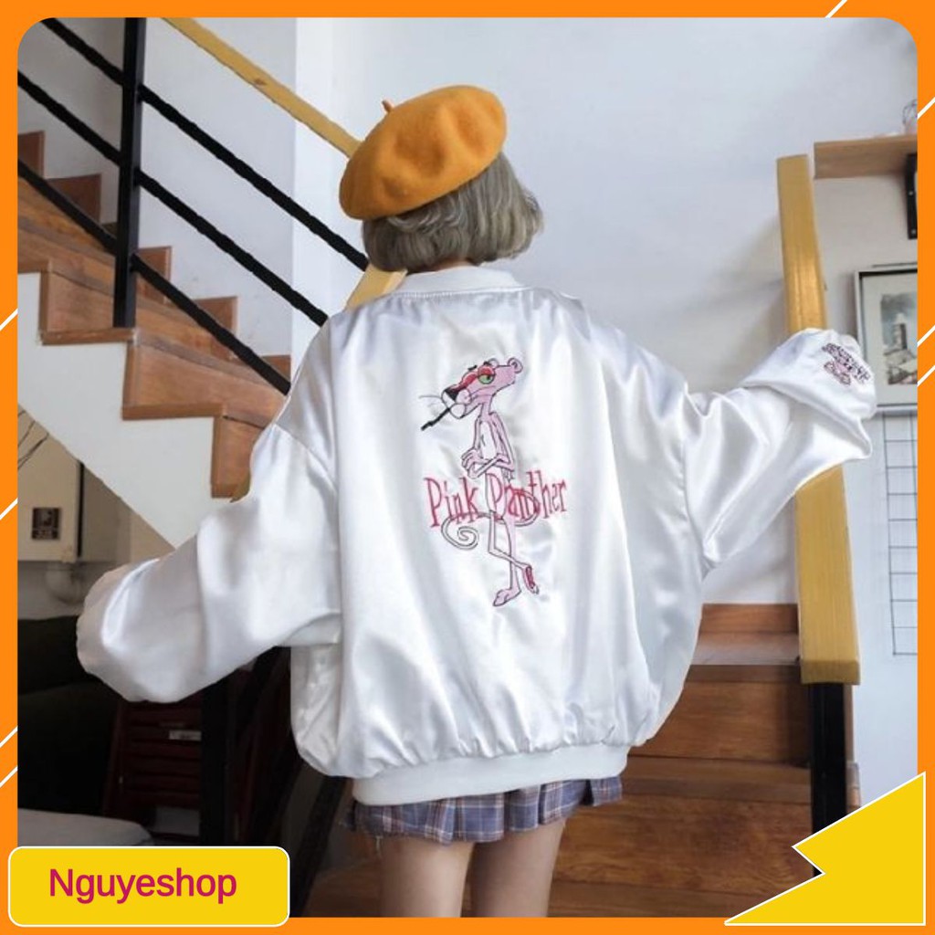 Áo khoác phi bóng báo hồng ulzzang(ảnh thật ở cuối),