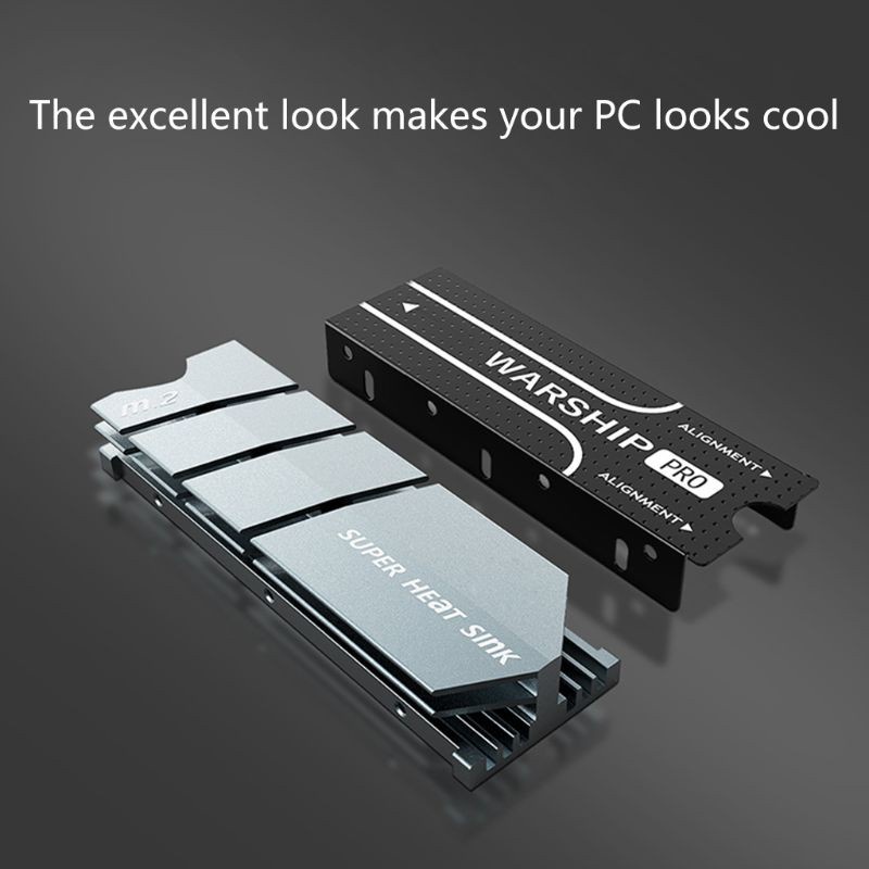Bộ Tản Nhiệt Nhôm M.2 Ssd Nvme Ngff Kèm Đệm Tản Nhiệt Cho M2 2280 | BigBuy360 - bigbuy360.vn