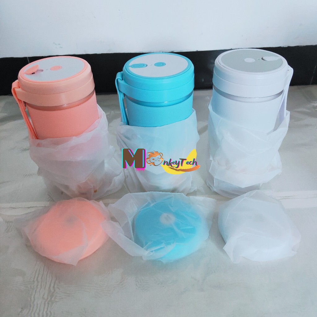 Máy xay sinh tố cầm tay mini JUICE CUP, 6 lưỡi , pin 2000mAh công suất 50W , Cốc xay sinh tố cầm tay Monkeytech.