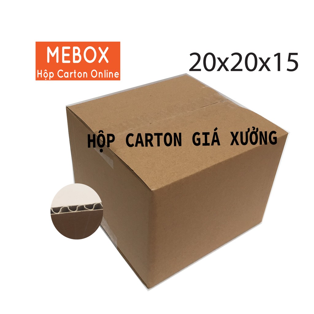 Hộp carton 20x20x15