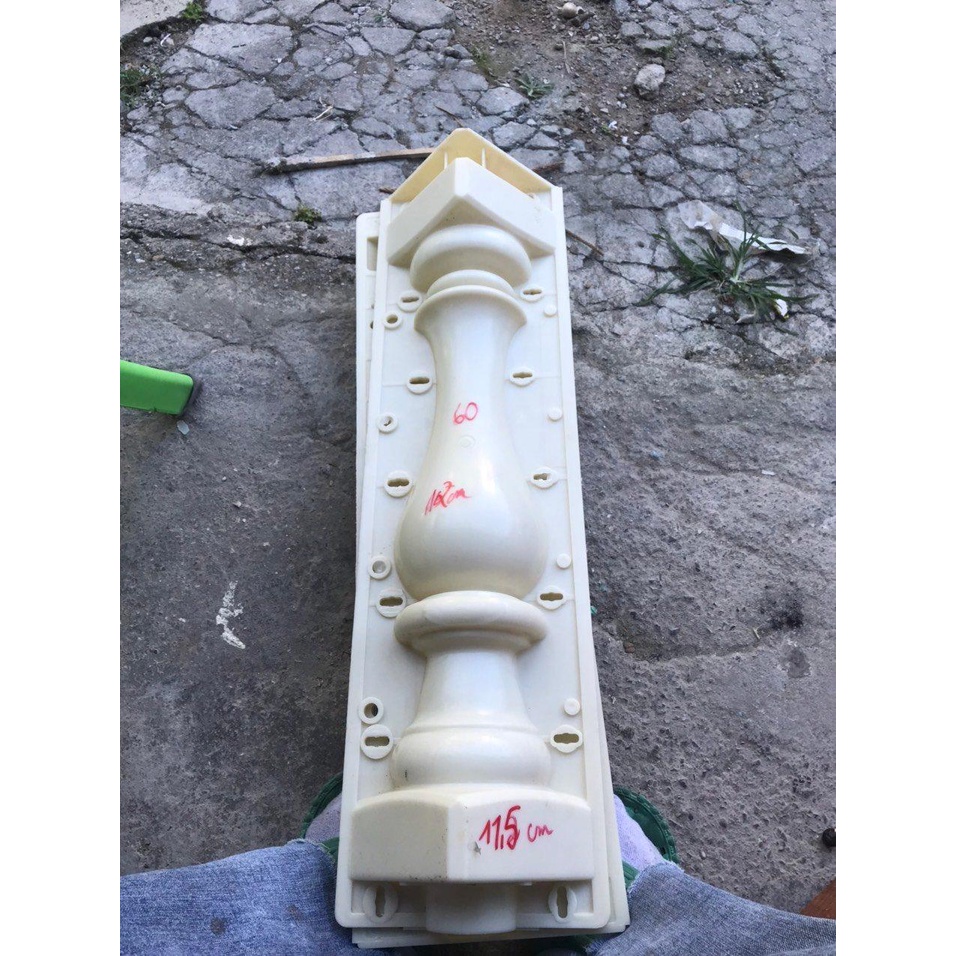 Khuôn đúc lan can dạng trơn cao 60cm loại dày dặn