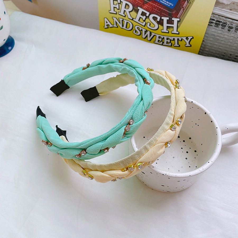 Băng Đô Cài Tóc Đính Đá Lấp Lánh Phong Cách Hàn Quốc