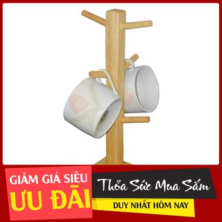 [Giá Hủy Diệt] Cây treo ly thân vuông Gỗ Đức Thành 22041