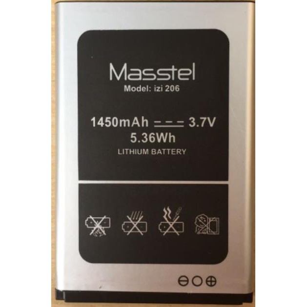 Pin điện thoại IZI 206 - Masstel chính hãng - Giao nhanh - Hỗ trợ vận chuyển - Kiểm tra 100% trước khi gửi